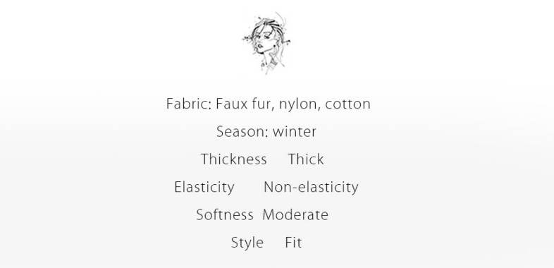 Women Winter Fashion Solid Color Faux Fur Medium Style Waistcoat