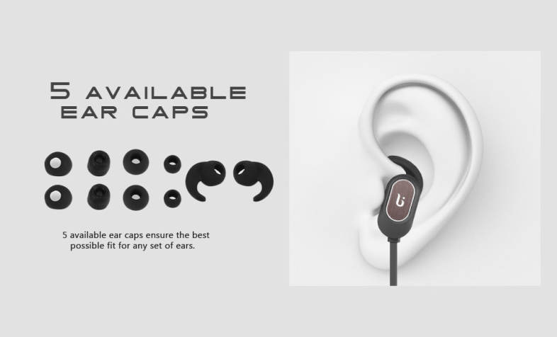 BOROFONE BE2 Magnet Attraction Stereo Bluetooth 4.0 Sports Earphones