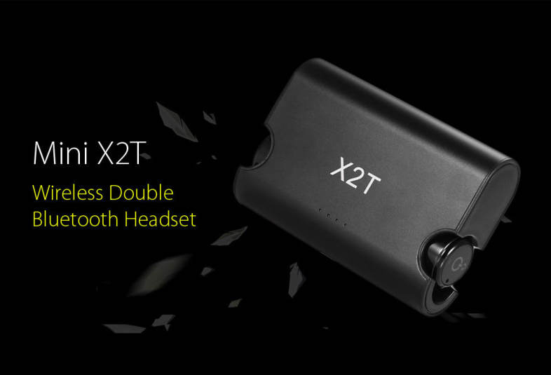 Mini X2T Wireless In-ear Double Bluetooth Headset