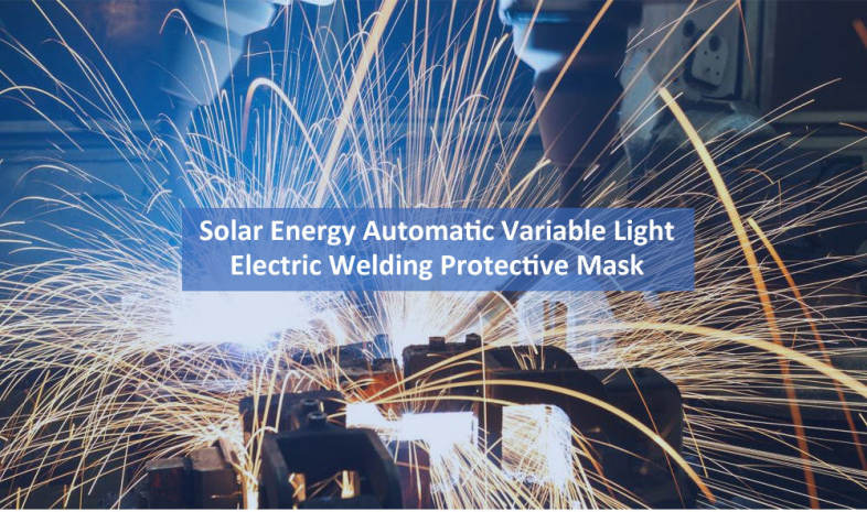 Solar Energy Automatic Changeable Light Electric Welding Protective Helmet with  Pirate Pattern