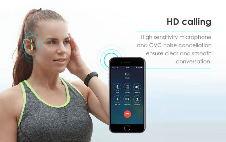 Vidonn F1 Wireless Bone Conduction Bluetooth Headset