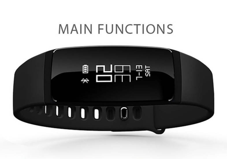 V07 Heart Rate Blood Pressure Smart Wristband USB Charging Plug Sleep Monitor Bracelet