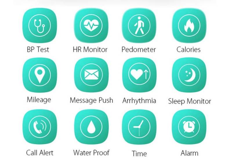 V07 Heart Rate Blood Pressure Smart Wristband USB Charging Plug Sleep Monitor Bracelet