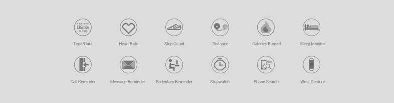 MGCOOL Band 3 Smartband IP68 Waterproof Heart Rate Monitor Sedentary Reminder Calorie Counting Sleep Monitor 