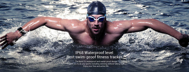 MGCOOL Band 3 Smartband IP68 Waterproof Heart Rate Monitor Sedentary Reminder Calorie Counting Sleep Monitor 