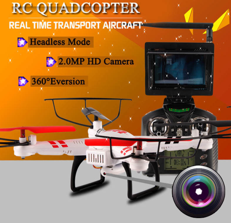 WLtoys V686G 5.8G FPV 2.4GHz 4CH Auto - Pathfinder RC Quadcopter with 2.0MP Camera