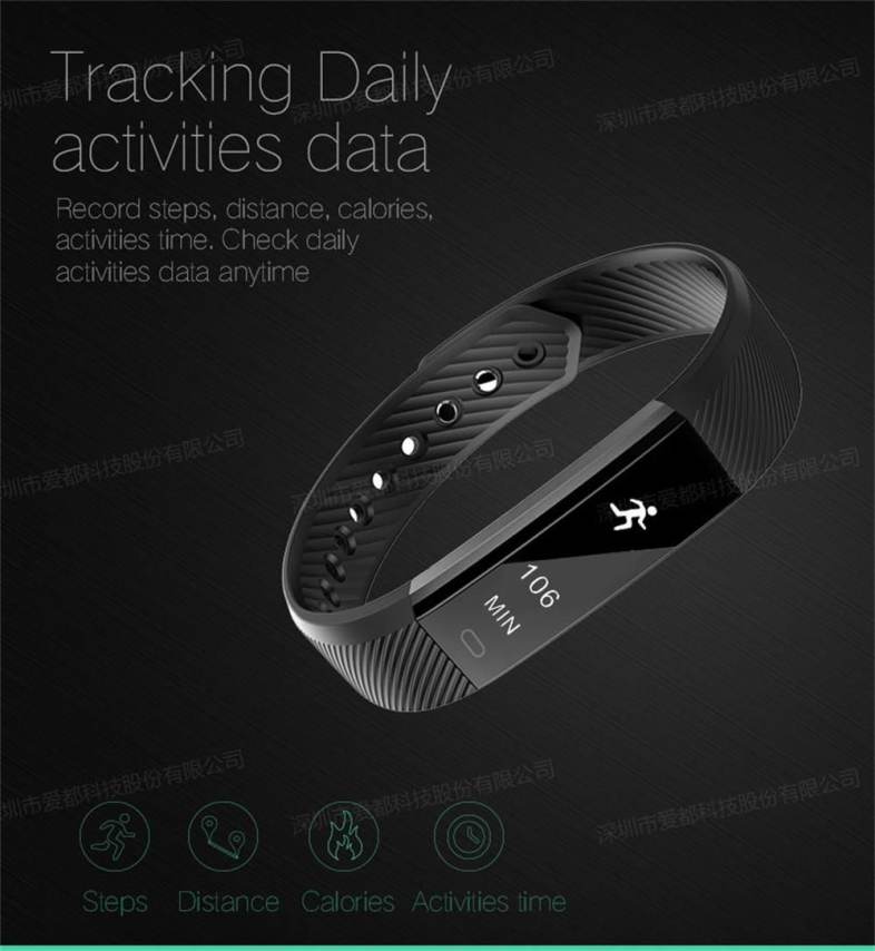 Star 3 Heart Rate Smart Watch  Fitness Tracker Band Bracelet Japan Nordic Chip Test  Accurate 0.86  Inch Big Screen