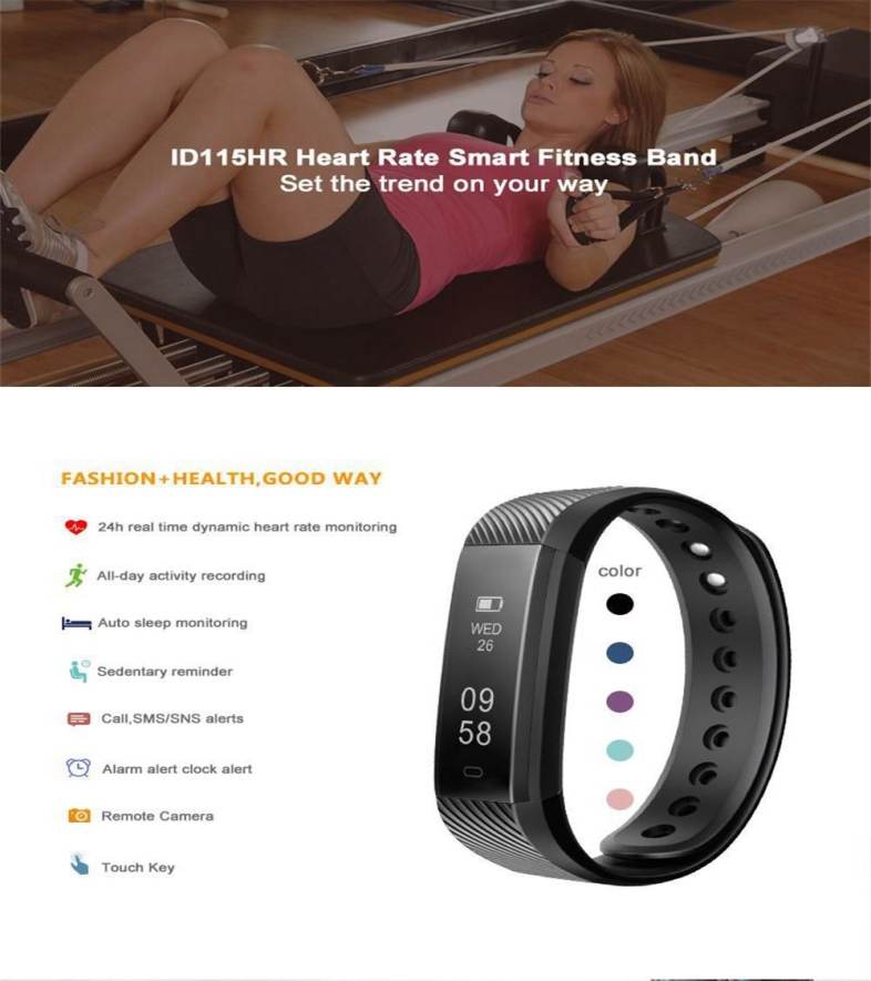 Star 3 Heart Rate Smart Watch  Fitness Tracker Band Bracelet Japan Nordic Chip Test  Accurate 0.86  Inch Big Screen