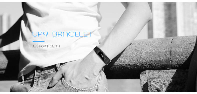 UP9 Smart Bracelet Blood Pressure Measure Heart Rate Monitor Wristband