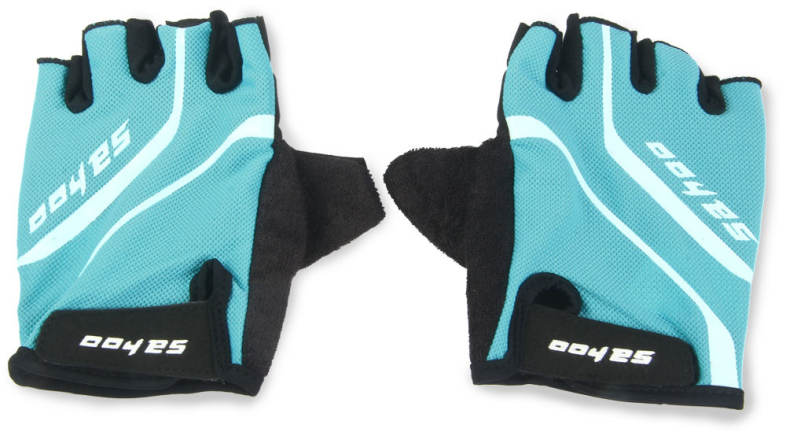2PCS SAHOO Anti-slip Hydrofuge Half Finger Bike Cycling Gloves Summer Racing Mountain Bicycle