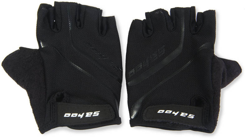 2PCS SAHOO Anti-slip Hydrofuge Half Finger Bike Cycling Gloves Summer Racing Mountain Bicycle