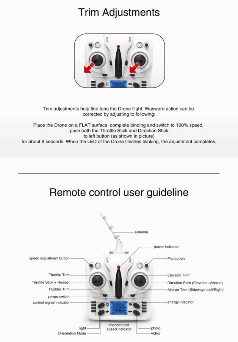 Yizhan Tarantula X6 Yizhan Tarantula X6 - 1 2.4G 4CH RC Quadcopter with 1080p 5.0MP Camera Hyper IOC Function - US Plug