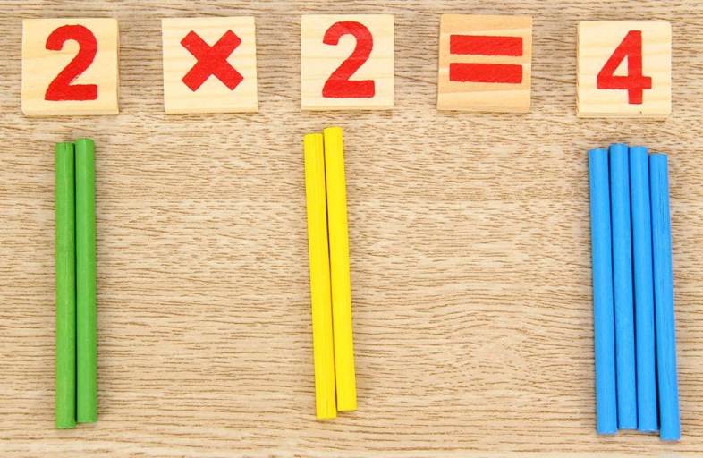 Montessori Mathematical Intelligence Stick Preschool Educational Toys