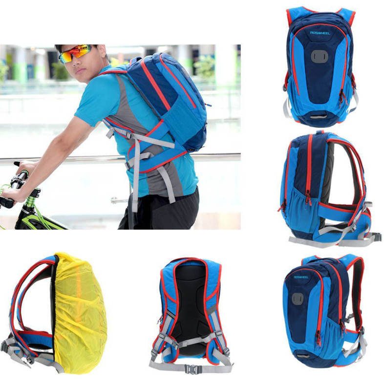 ROSWHEEL 18L Outdoor Sport Cycling Backpack MTB Climbing Hiking Accessories