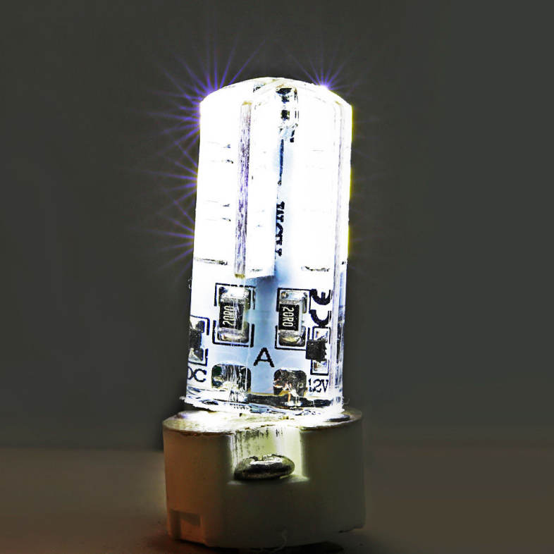 10pcs 1.8 - 2.2W G4 Base 24 LED Lamp DC 12V Warm White Light Undimmable 360 Degrees Beam Angle