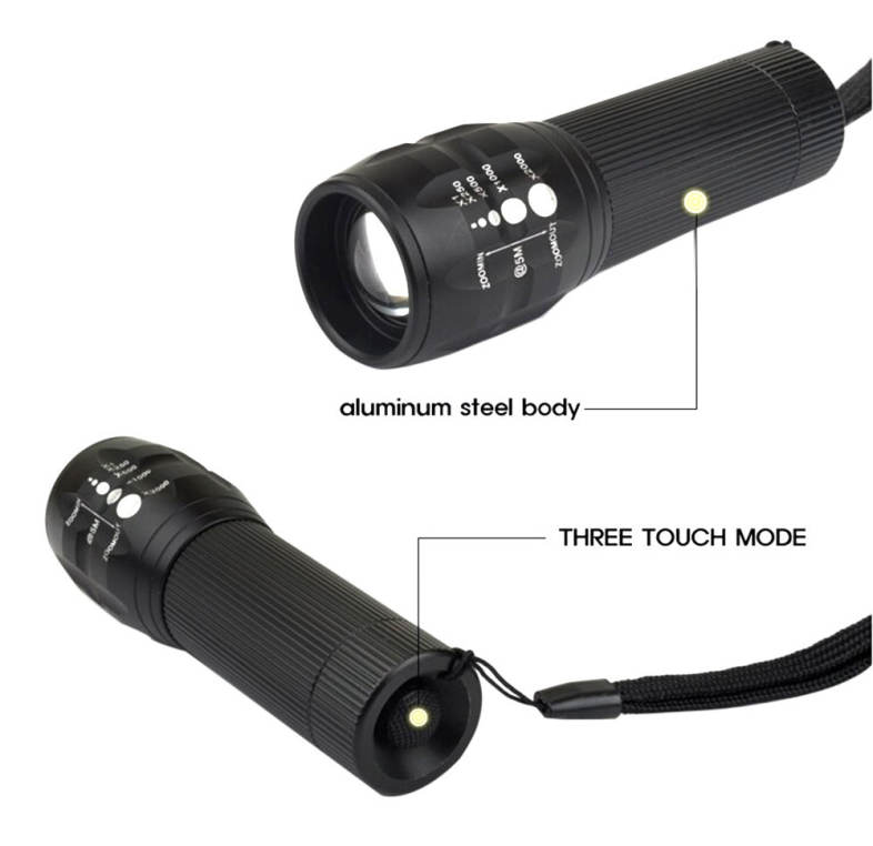 Q5 Bicycle Light 3W 140 Lumens 3 Modes LED Lamp Front Torch with Torch Holder