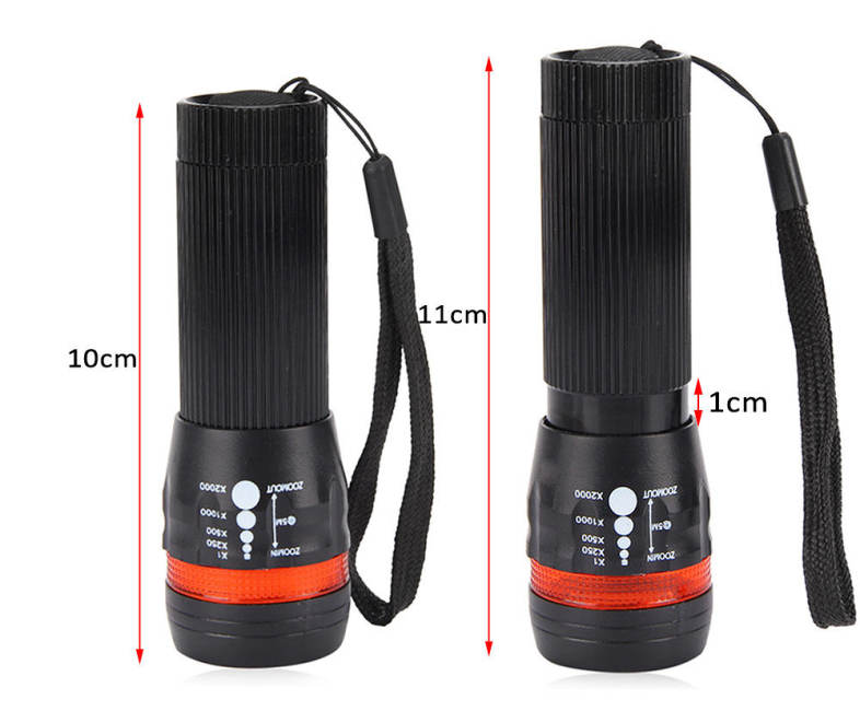 Q5 Bicycle Light 3W 140 Lumens 3 Modes LED Lamp Front Torch with Torch Holder