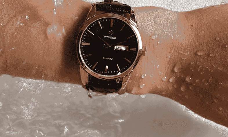 WWOOR 8801 Men Quartz Watch 30M Water Resistant Date Week