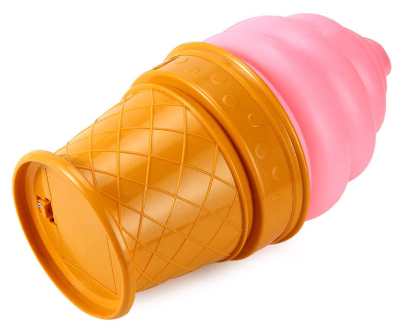 Ice Cream Cone Shaped Night Light Desk Table LED Lamp for Kids Children Bedroom Decor Lights