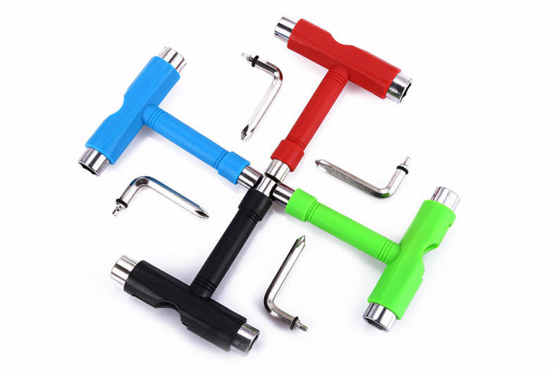 Skateboard Tool Metal Skate T-tool All In One