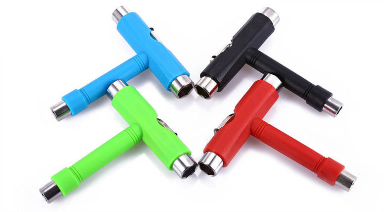 Skateboard Tool Metal Skate T-tool All In One