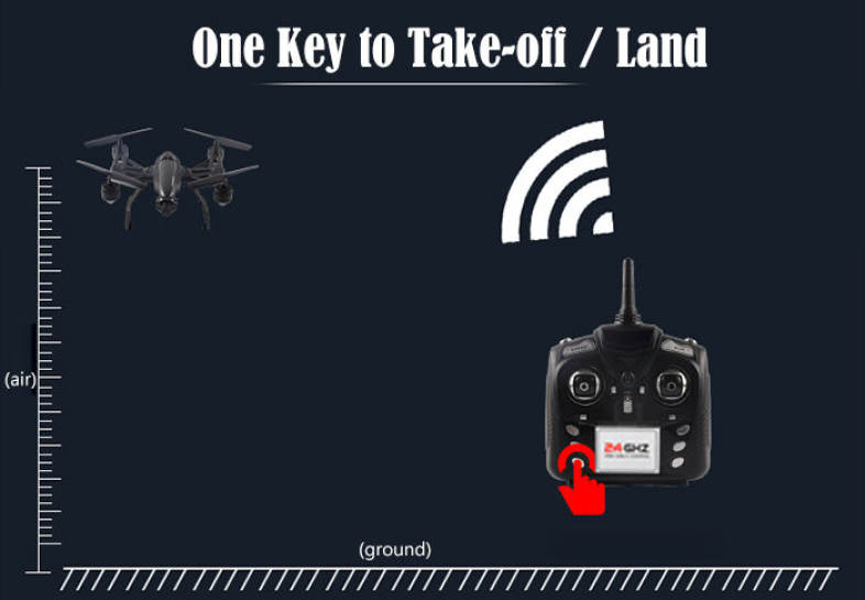 JXD 509G RC Quadcopter 5.8G Real-time FPV 0.92MP Headless Mode with Light