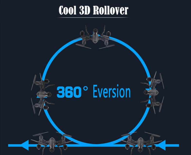 JXD 509G RC Quadcopter 5.8G Real-time FPV 0.92MP Headless Mode with Light