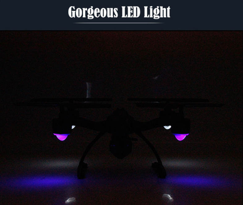 JXD 509G RC Quadcopter 5.8G Real-time FPV 0.92MP Headless Mode with Light