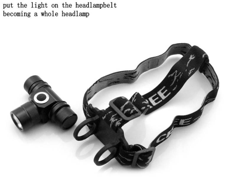 Yupard Cree XM - L2 LED Headlamp Headlight 2 Mode Fixed Focus Waterproof for Outdoor Long Shot Cycling