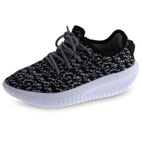 campus alexa lace up sports shoes black