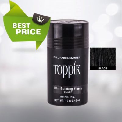 TOPPIK Black Hair Fiber for Instant Hair Loss Concealer ...