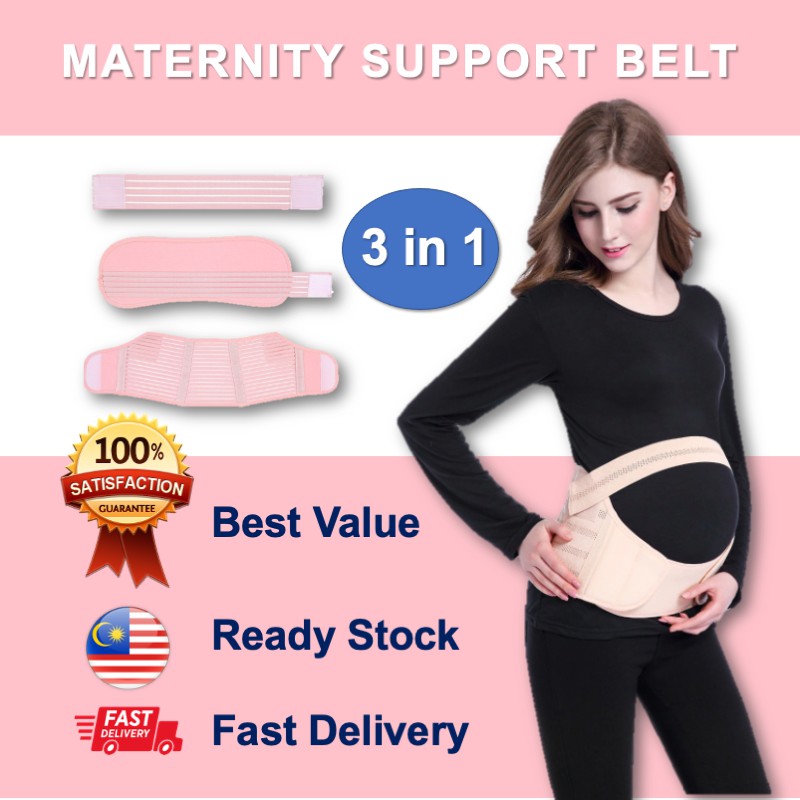 [READY STOCK] Best Seller 3 In 1 Pregnancy Maternity Support Back And ...