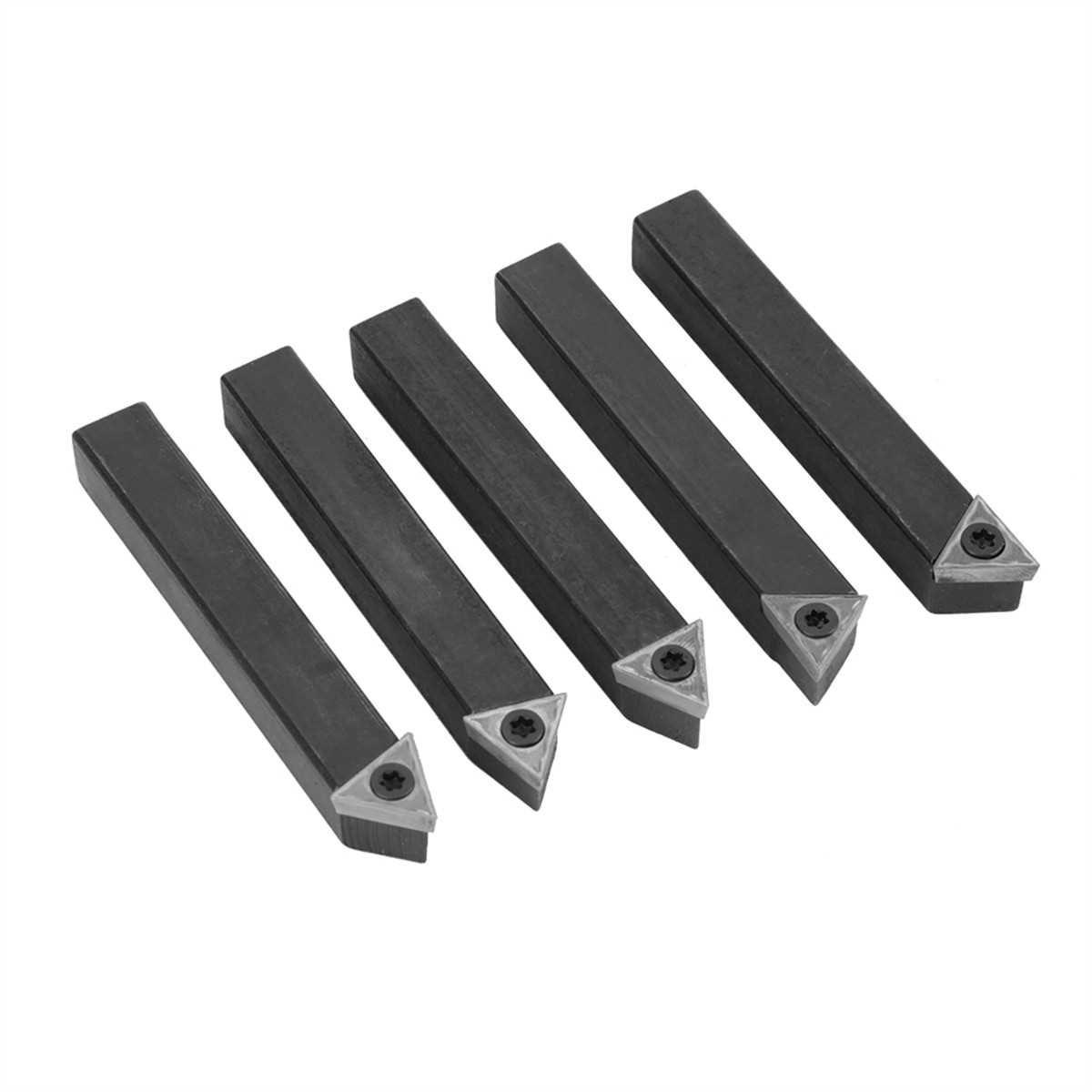 1/2 Inch Mini Indexable Carbide Lathe Turning Tool Holder Lathe Bit Set ...