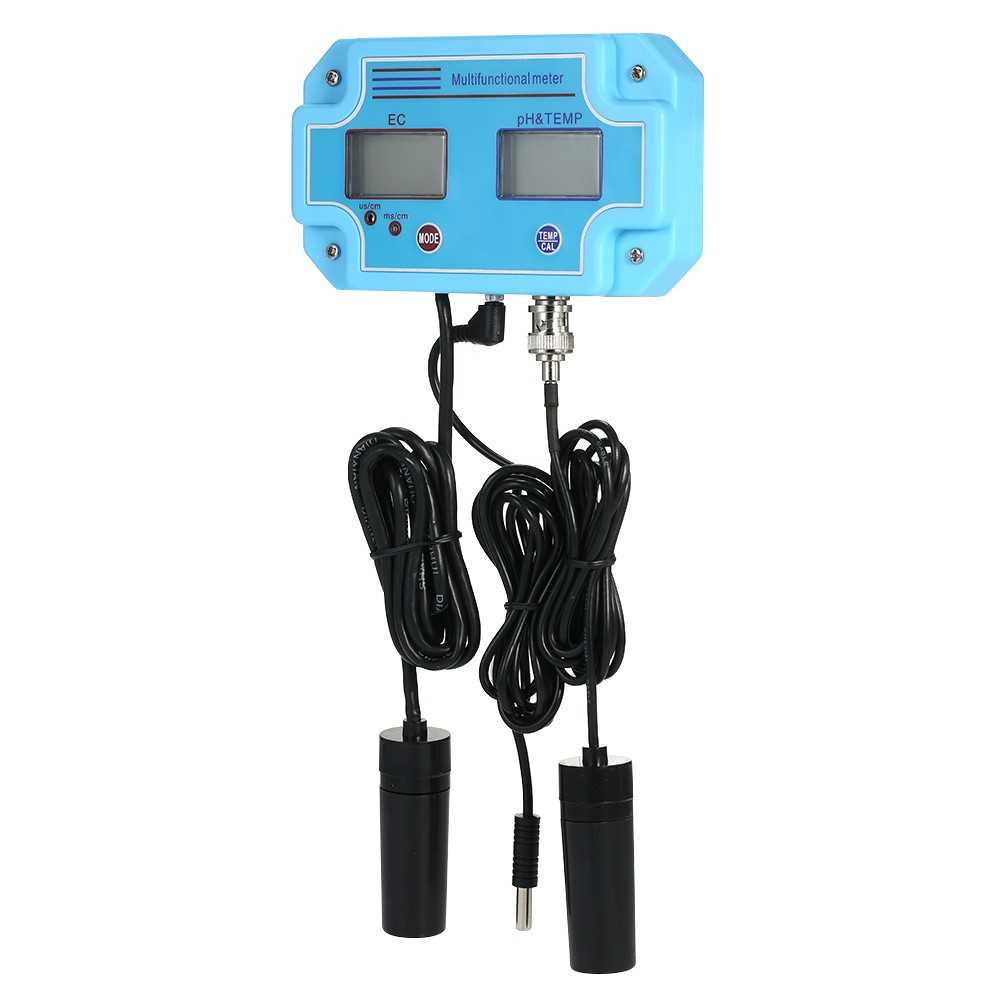 Professional 3 in 1 pH/EC/TEMP Meter Water Detector Multi-parameter ...