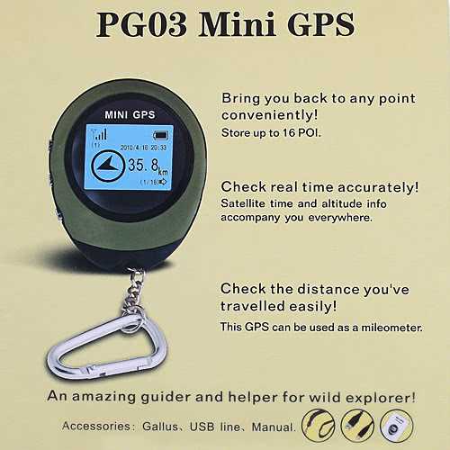 Mini gps компас pg03 руководство пользователя