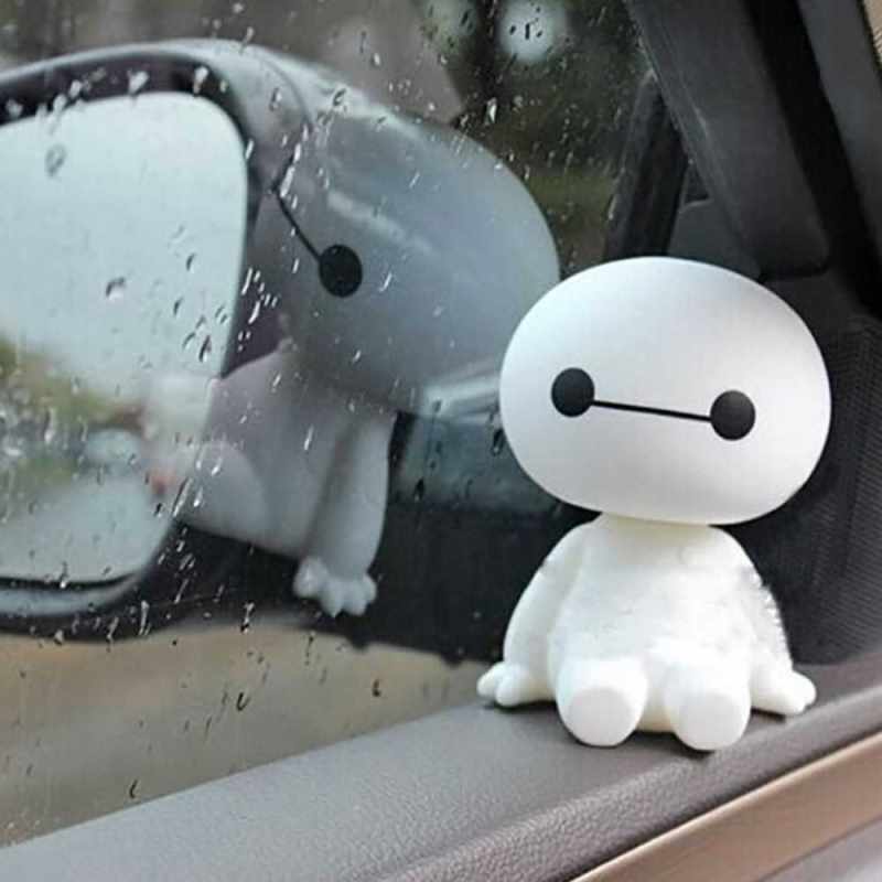 Cute Baymax Robot Shaking Head Doll for Car/Home/Office 2 Cute Baymax Robot Shaking Head Doll for Car/Home/Office