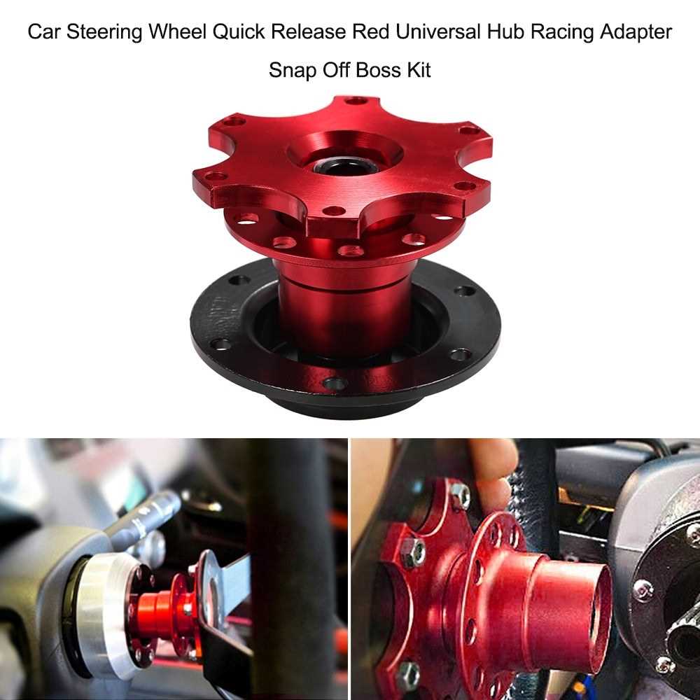 Car Steering Wheel Quick Release Red Universal Hub Racing ...